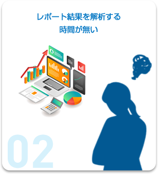 レポート結果を解析する時間が無い